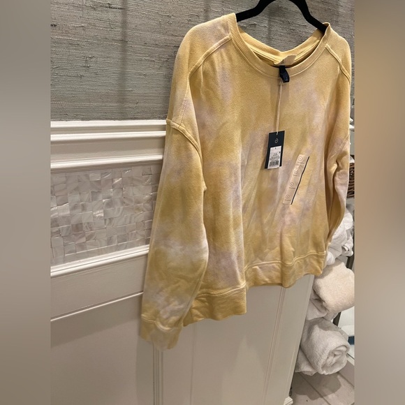 NWT new with tags universal thread target tie dye sweatshirt yellow large cotton - Picture 5 of 11